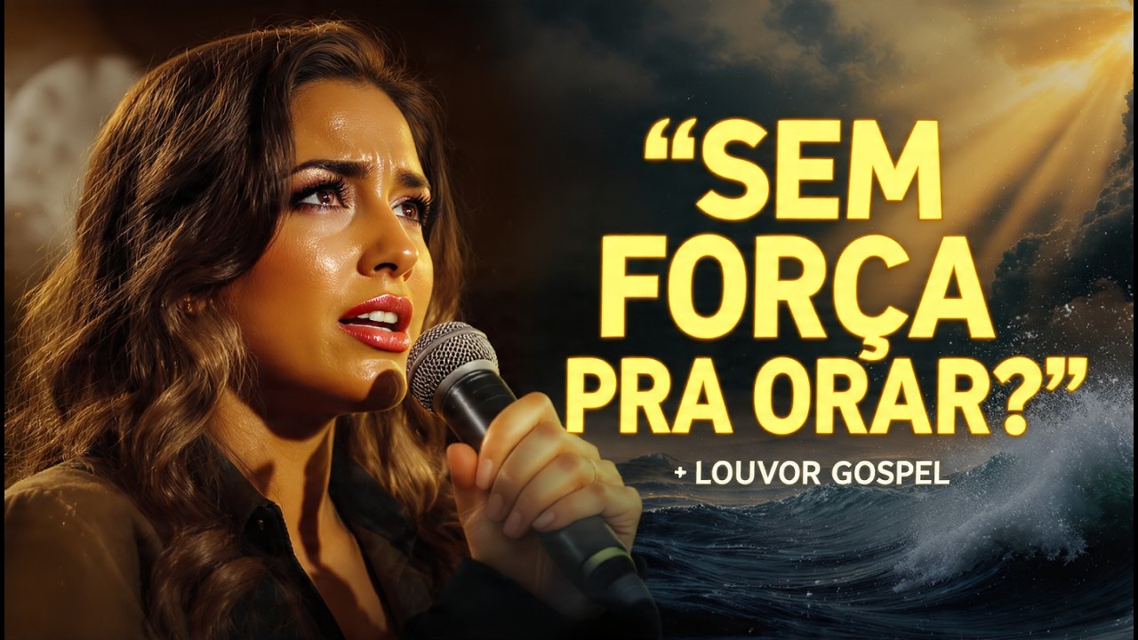 Louvor Gospel: Sem Força Pra Orar? Ele Ordena “CALA-TE” e Vem Vitória! ⚔️🔥