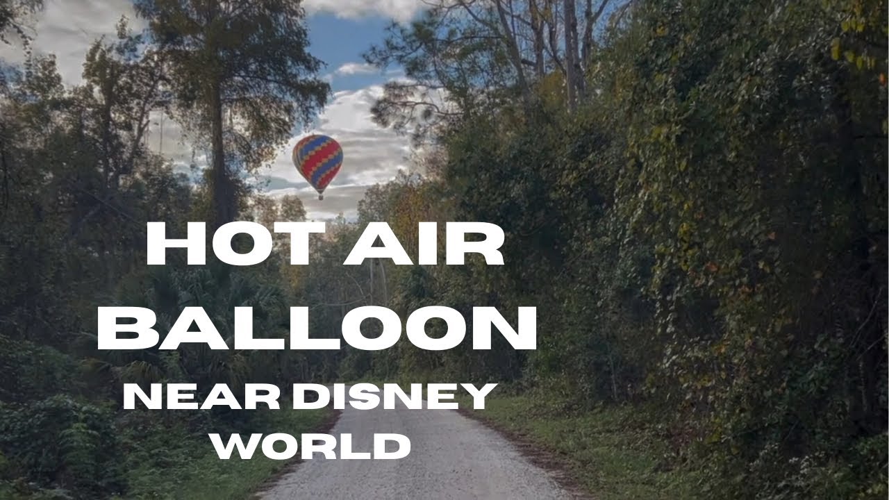 Beautiful Morning Hot Air Balloon Near Disney World, Florida
