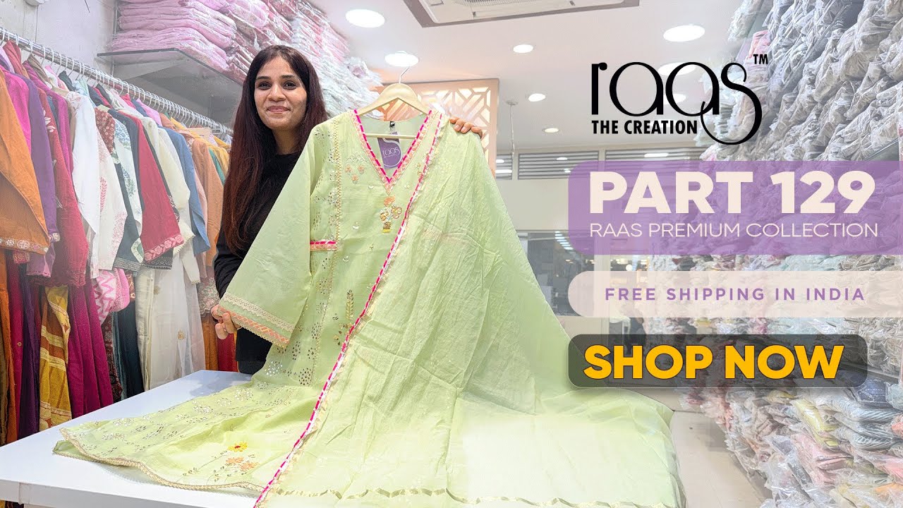 Part 129 - Raas Premium Kurti | Anarkali | Jaipuri Kurt | Kurti Manufacturer | WowRaas
