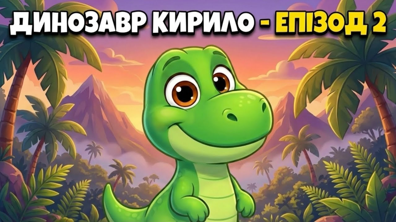 Динозавр Кирило – 2 серія 🦖 | Мультик для дітей
