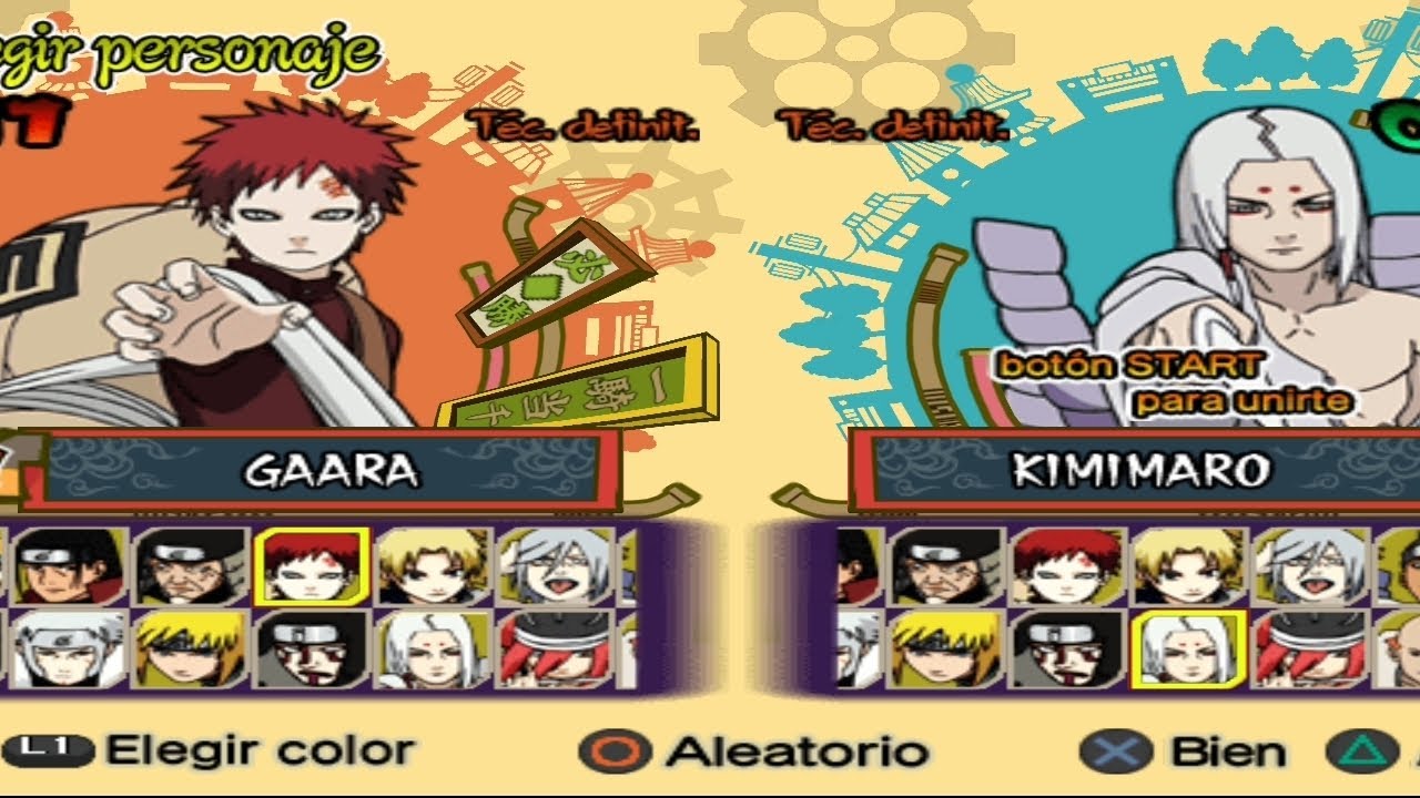 GAARA VS NINJAS DO SOM (ULTIMATE) - NARUTO SHIPPUDEN: ULTIMATE NINJA 5