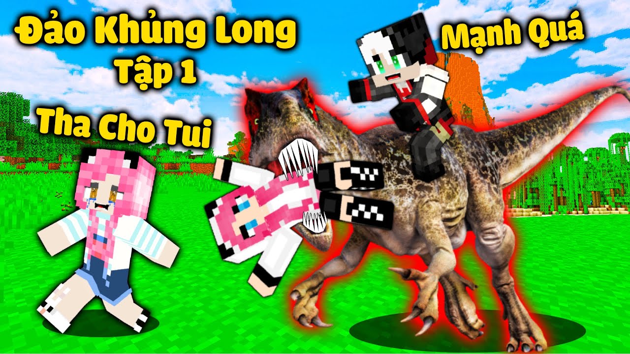 REDHOOD THỬ THÁCH SINH TỒN THẾ GIỚI KHỦNG LONG TRONG MINECRAFT TẬP 1*MỀU TRỞ VỀ THỜI TIỀN SỬ MCPE