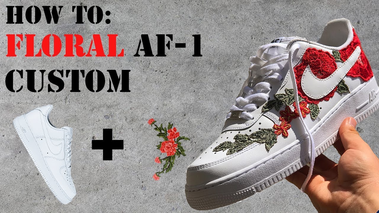 How To: Make Floral Custom Nikes-    FREcustoms