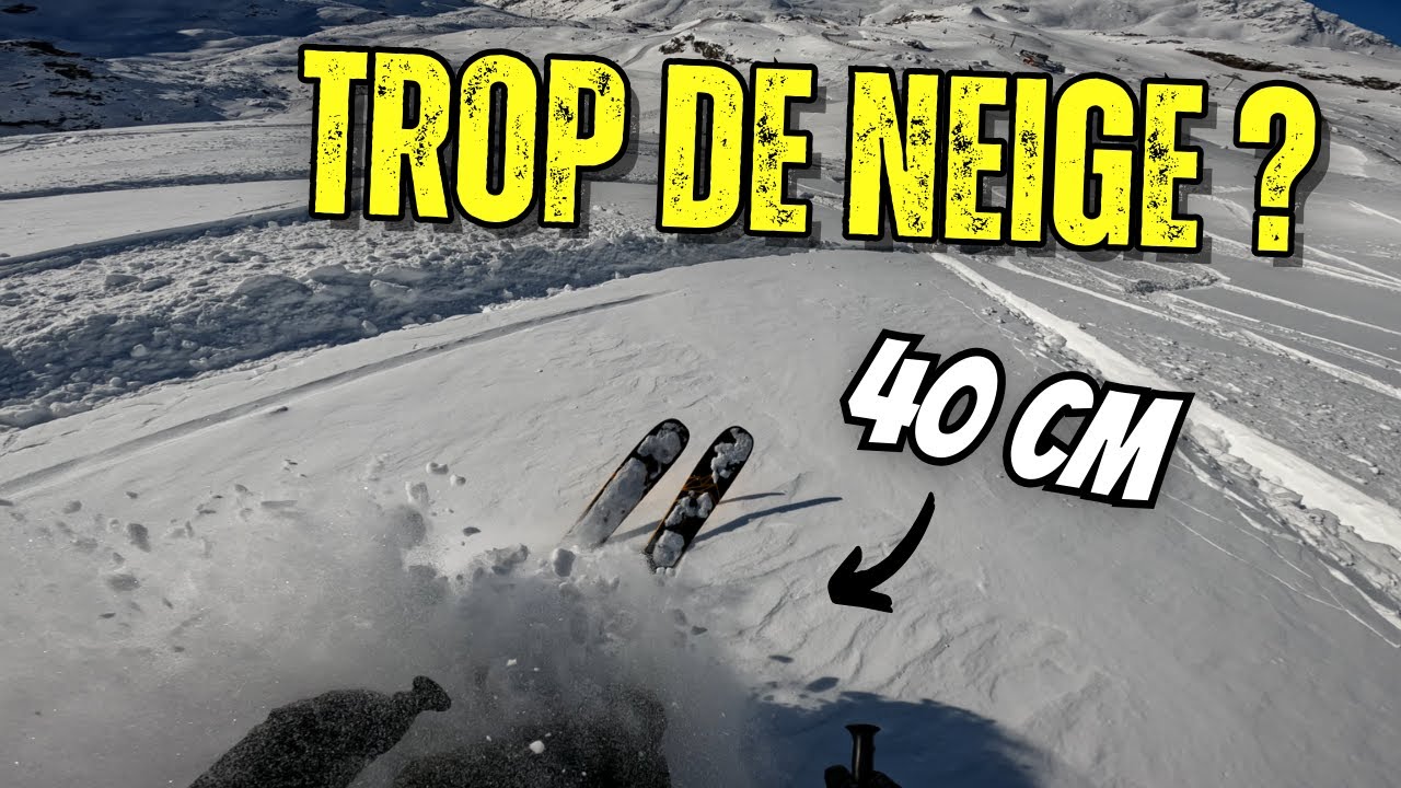 NEIGE FRAICHE EN HORS PISTE À VAL THORENS ! Ski vlog 8
