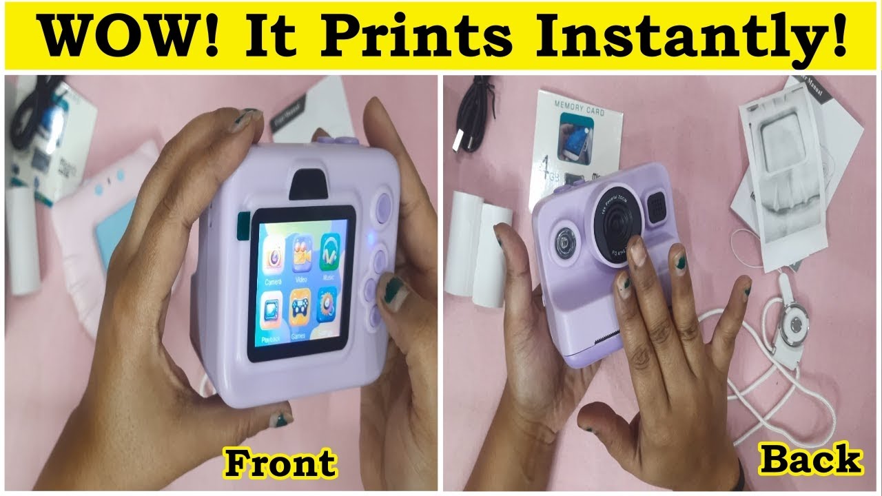 I Tried a Kids Instant Print Camera… You Won’t Believe the Results! | Kids PRINT Camera! 😱😲