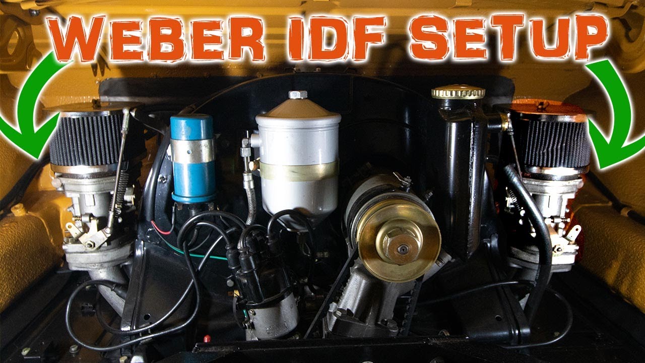 Complete WEBER 40 IDF Dual Carb Setup and Test Runs