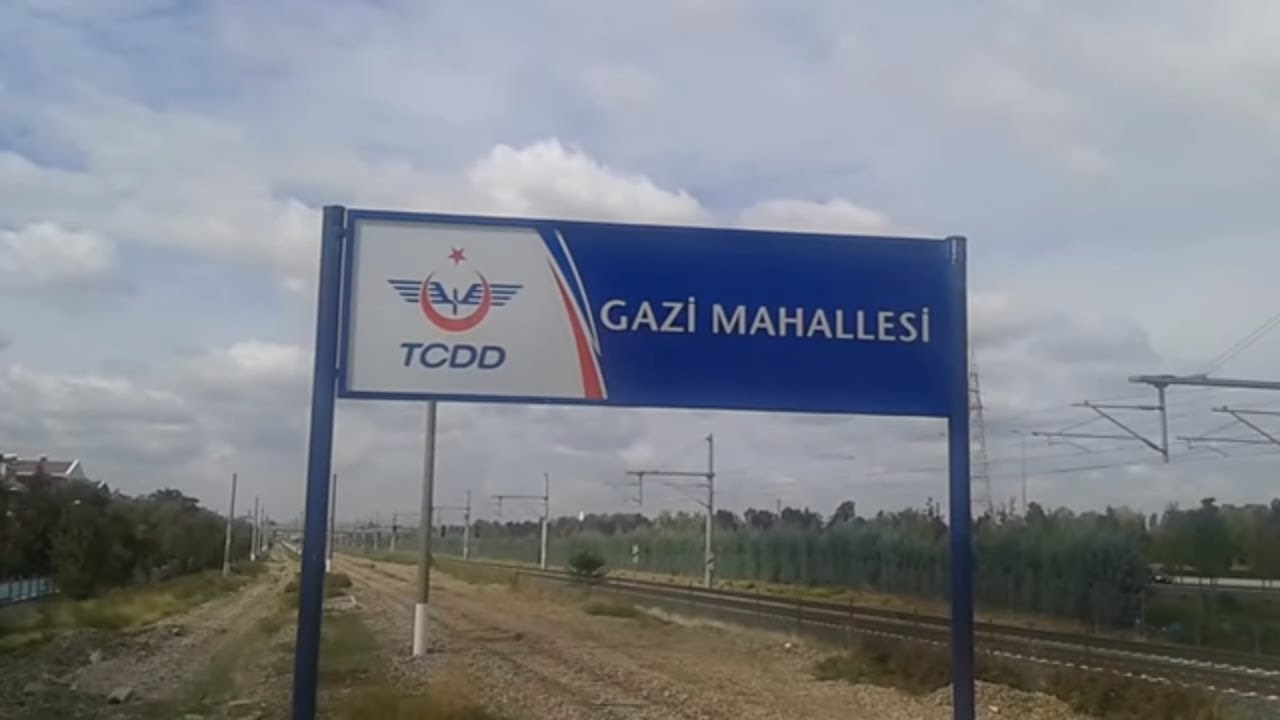 Gazi mahallesi eski tren istasyonu, Ankara, Türkiye.