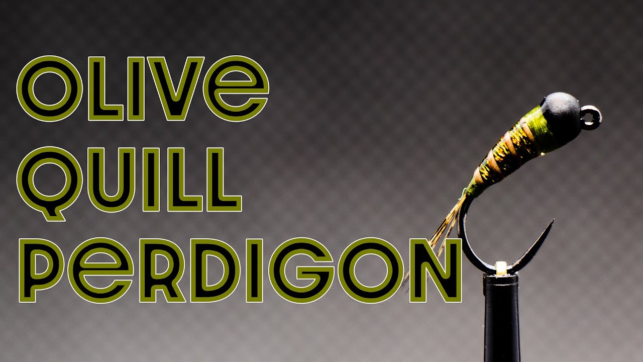 Fly tying with Andrew Herkes - How to tie the Olive Quill Perdigon