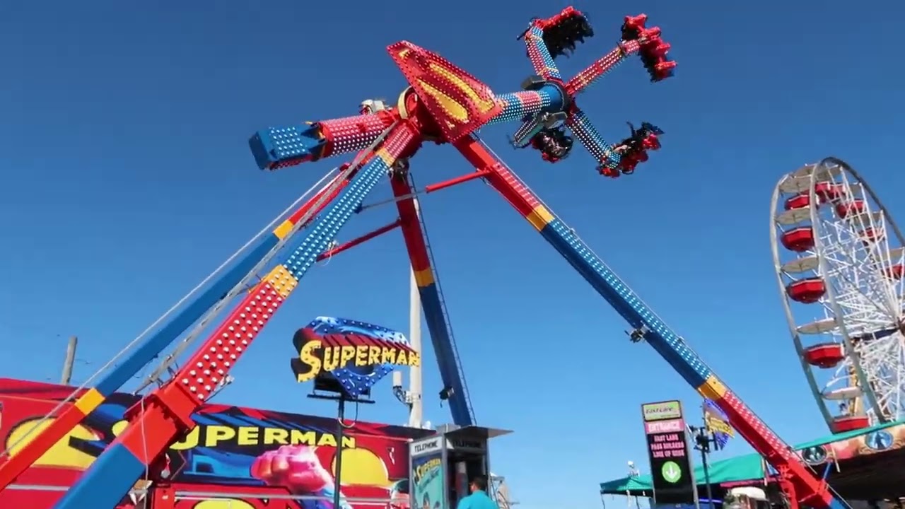 Superman Ride Full 2024 Florida State Fair