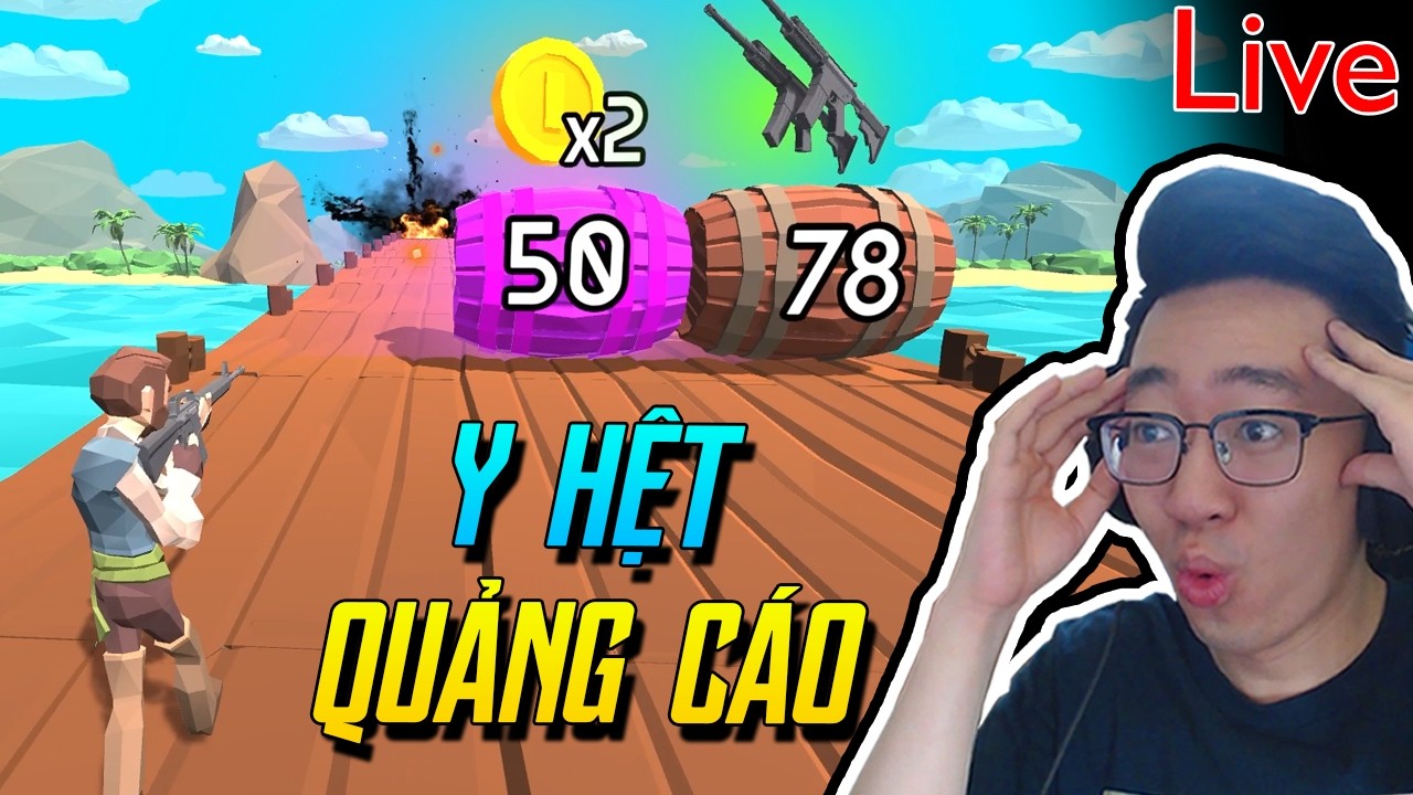 Game bắn hòm như quảng cáo game mobile nâng cấp vô hạn - shoot the barels (12/3)