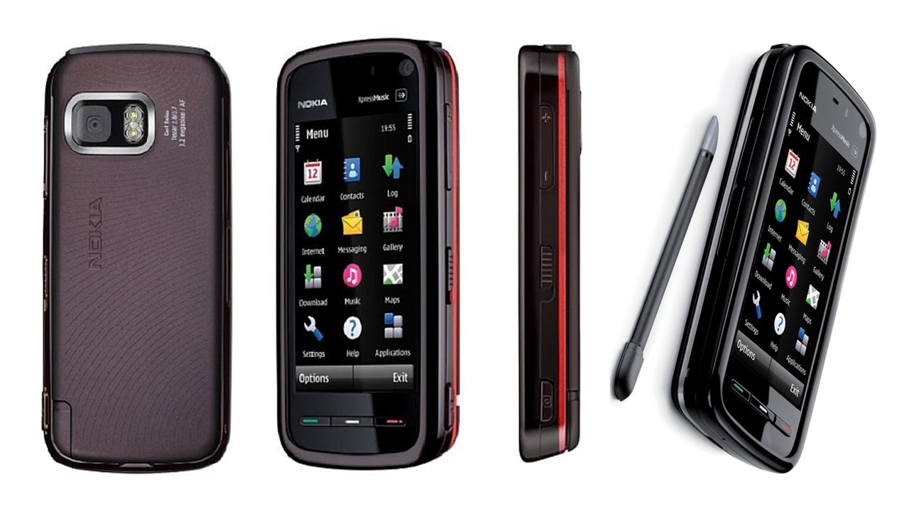 Nokia 5800 ExpressMusic FIRST TOUCHSCREEN PHONE 2008 menu, browse, ringtones, GAMES, Camera