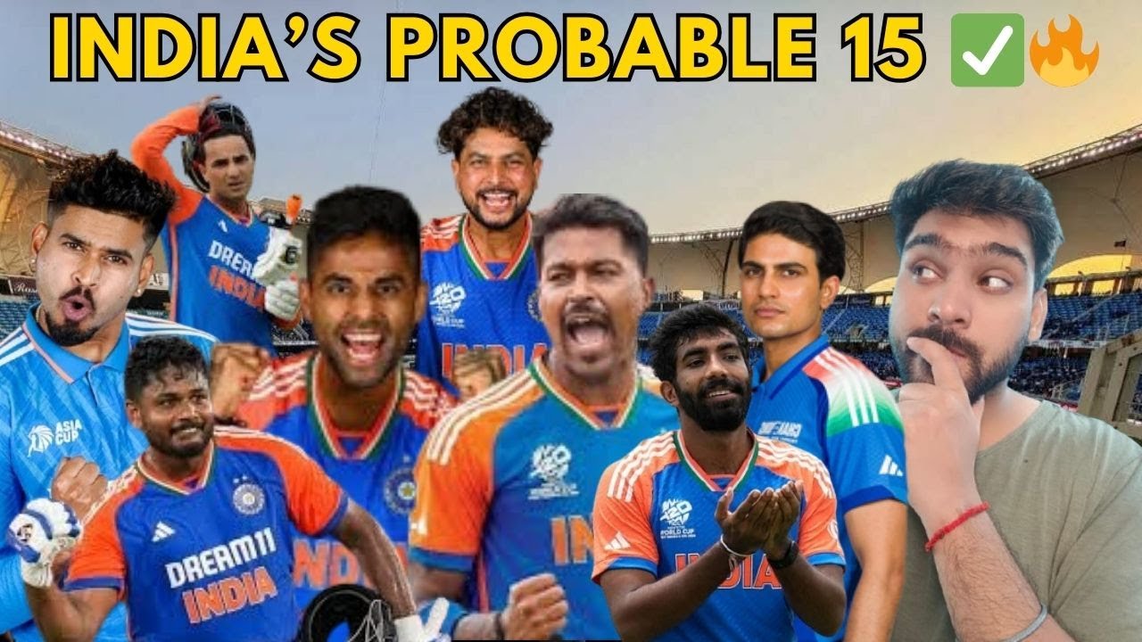 Asia Cup 2025: Team India Probable Squad Revealed! 🏆🇮🇳 | No Jaiswal In Asia Cup Squad 
