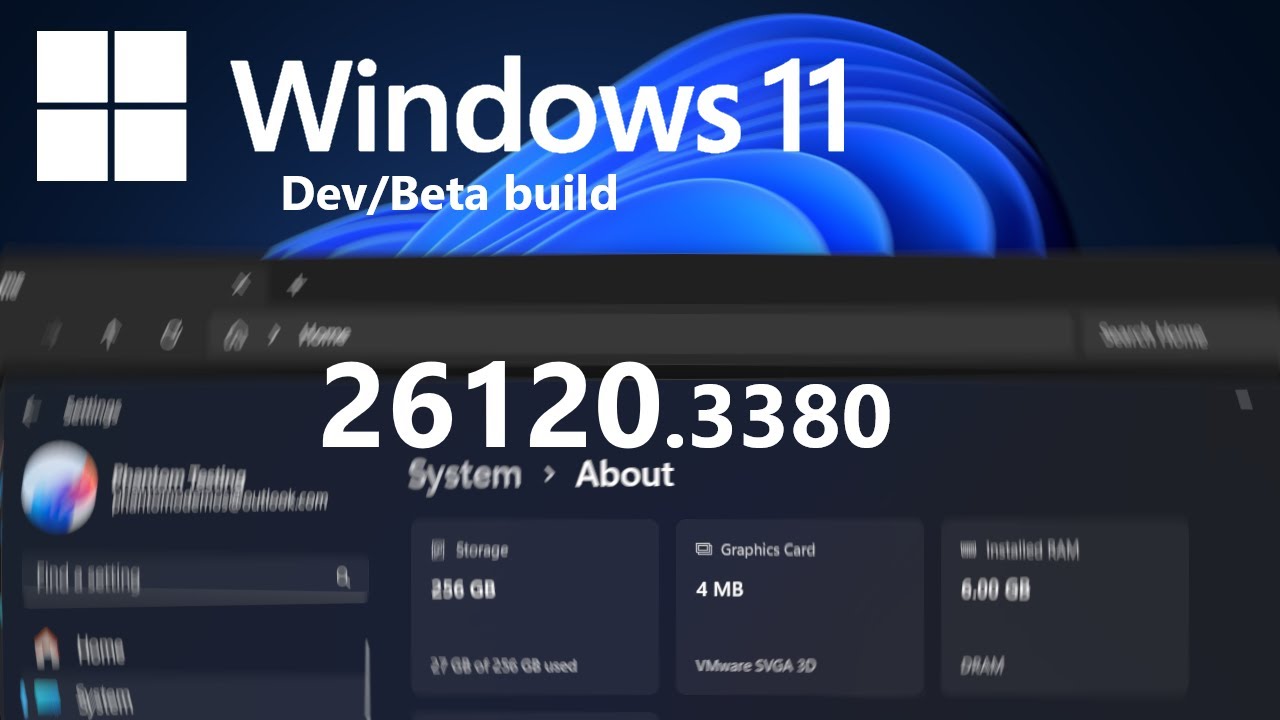 Windows 11 Dev/Beta build 26120.3380 - What's New?