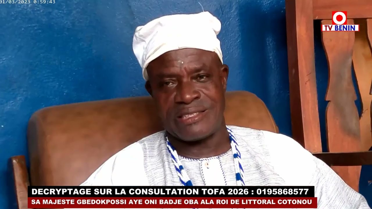 OTV-Bénin. Décryptage sur la consultation de TOFÂ 2026 par sa Majesté Gbédokpossi OBA ALA