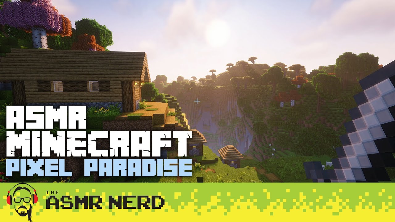 ASMR Minecraft ⛏ Pixel Paradise: It's A Peaceful Life [whispering, clicking, relaxing, 4K60]