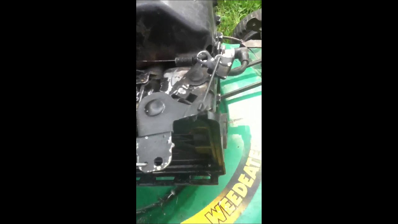 Throttle linkage setup on 4.5HP Briggs and Stratton Quantum