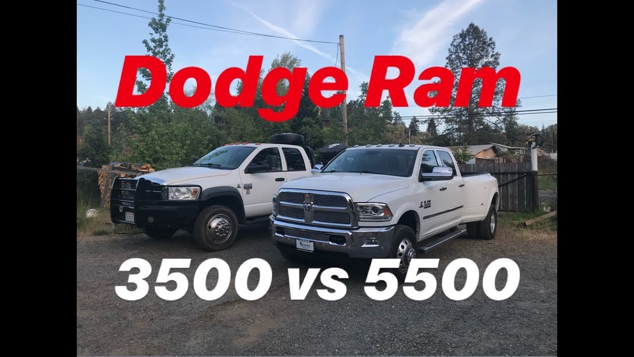 RAM 3500 против DODGE 5500.... СТРАННЫЕ РЕЙТИНГИ?!?