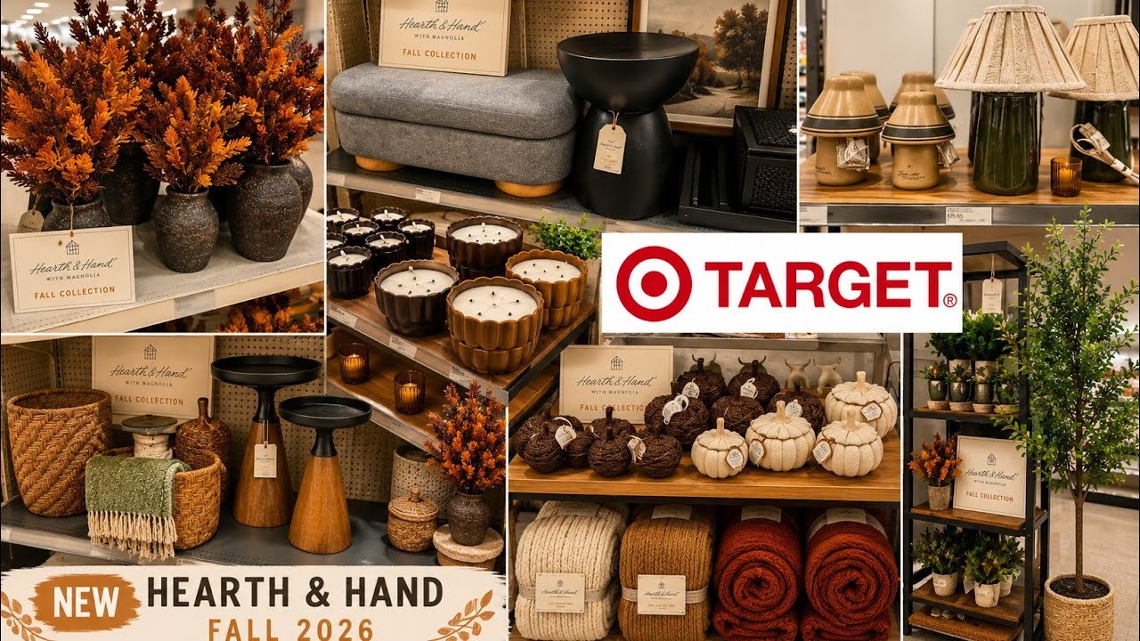 NEW TARGET FALL HOME  DECOR 2026 🍂 HEARTH & HAND WITH MAGNOLIA COLLECTION #target #fyp  #homedecor 