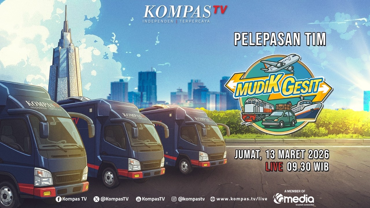 LIVE - Pelepasan Tim Mudik Gesit Lebaran 2026