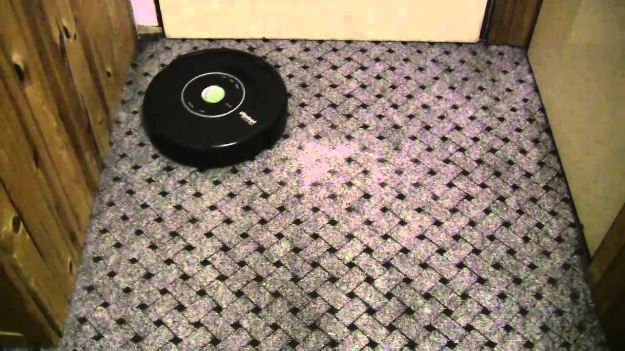iRobot Roomba 581 - ukázka vysávání v praxi