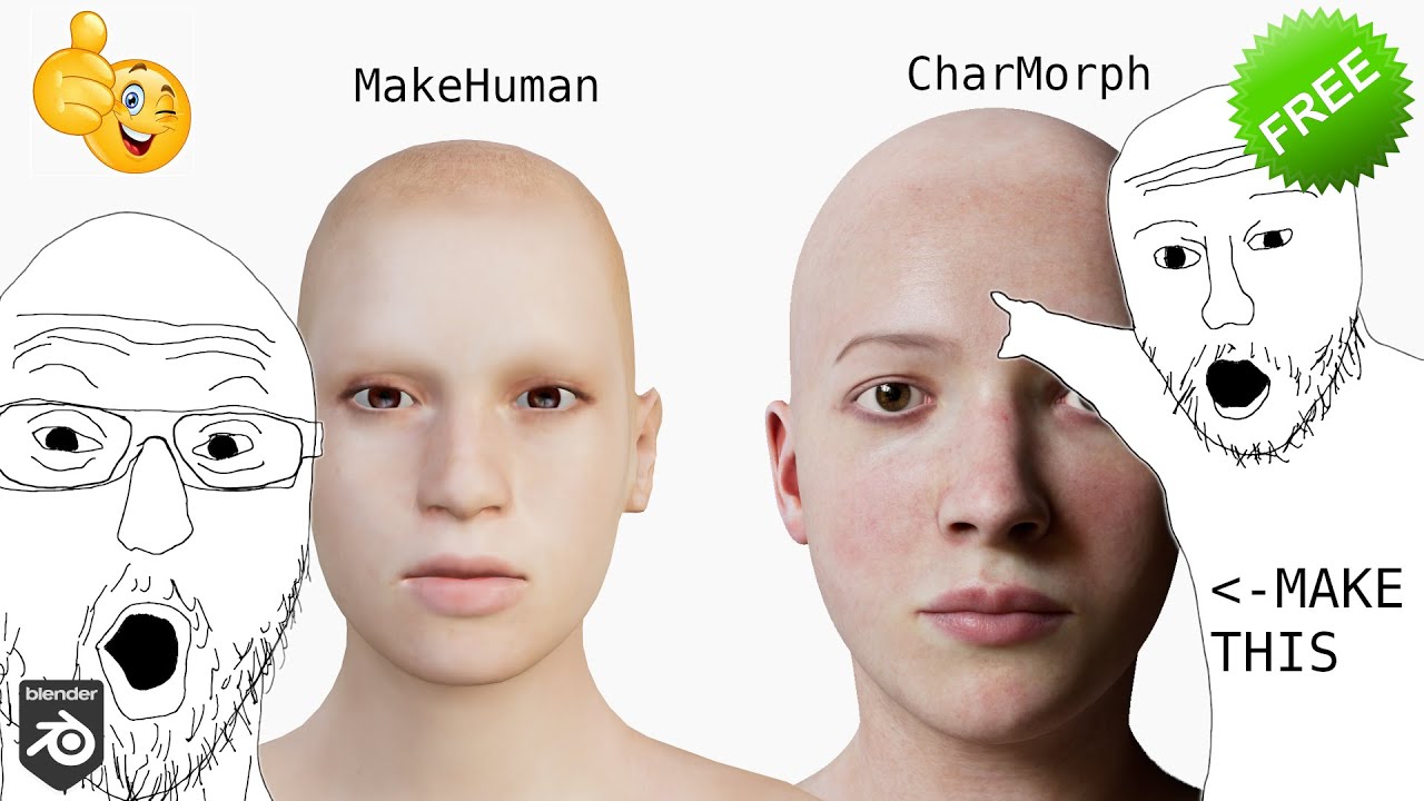 A scuffed tutorial about the best Blender add-on you've never heard of. (CharMorph)