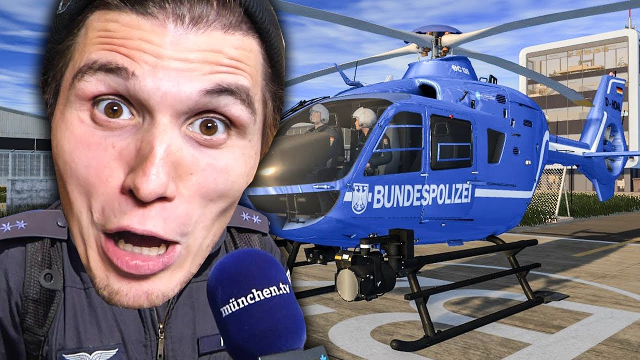 Der POLIZEIHUBSCHRAUBER Simulator