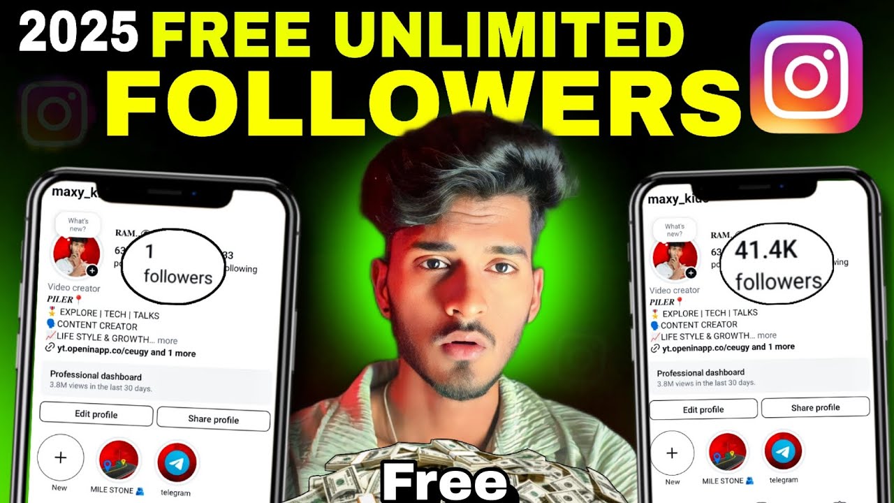 How to get free instagram followers in Telugu || How to increase followers in Telugu || Maxy kido 🚀