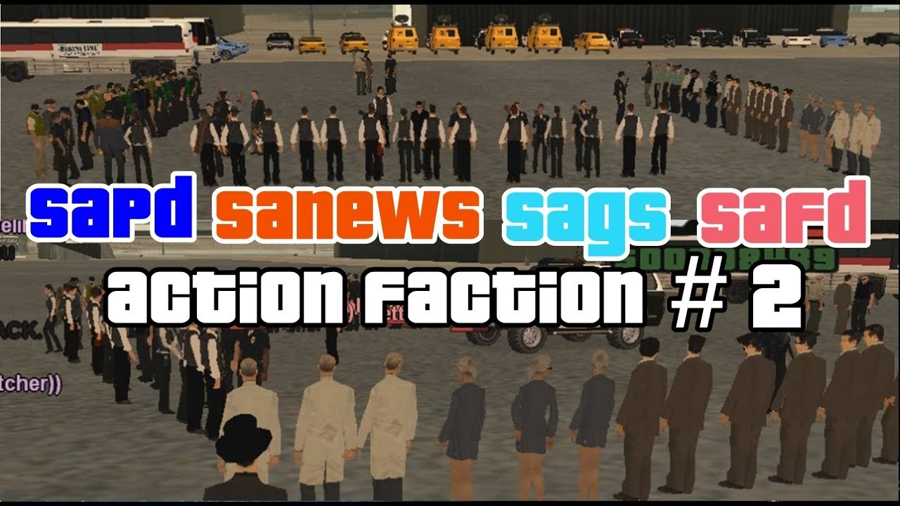 JGRP - SAPD SAGS SANEWS SAFD [FACTION ACTION] #2 - Jogjagamers GTA MultyPlayer