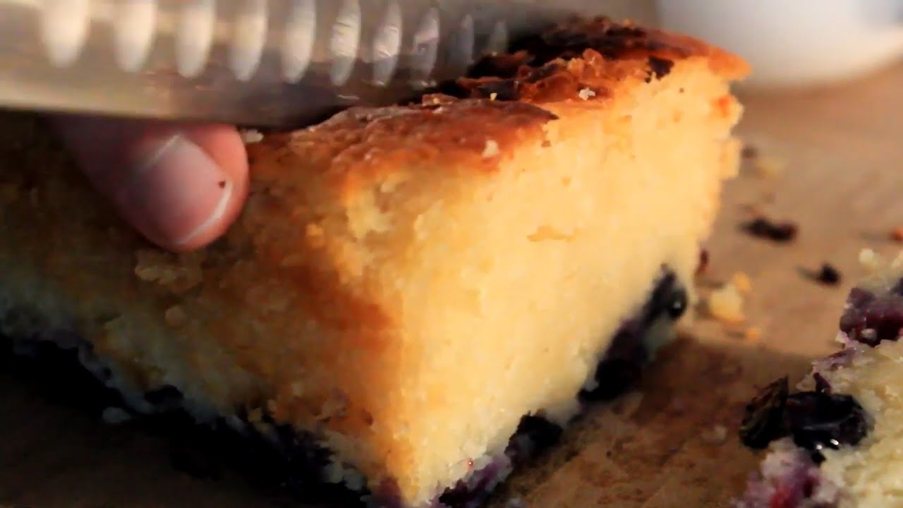 Hoe maak je een cake met blueberries?