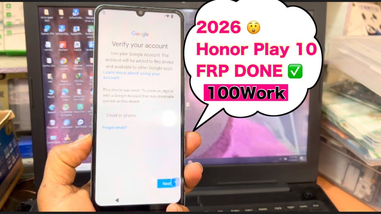 Huawei Honor Play 10 FRP Bypass 2026 | Google Account Remove Without PC | Easy Method 