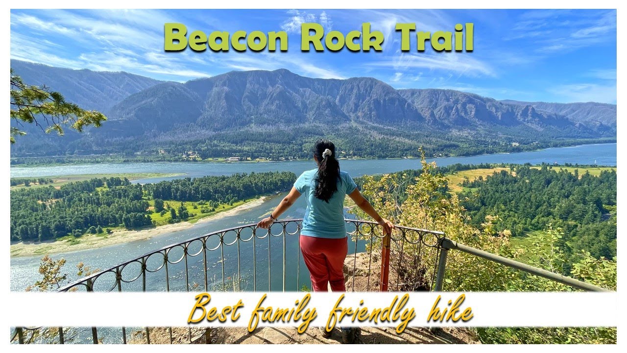 Best family friendly hike in Columbia River Gorge |Beacon rock trail