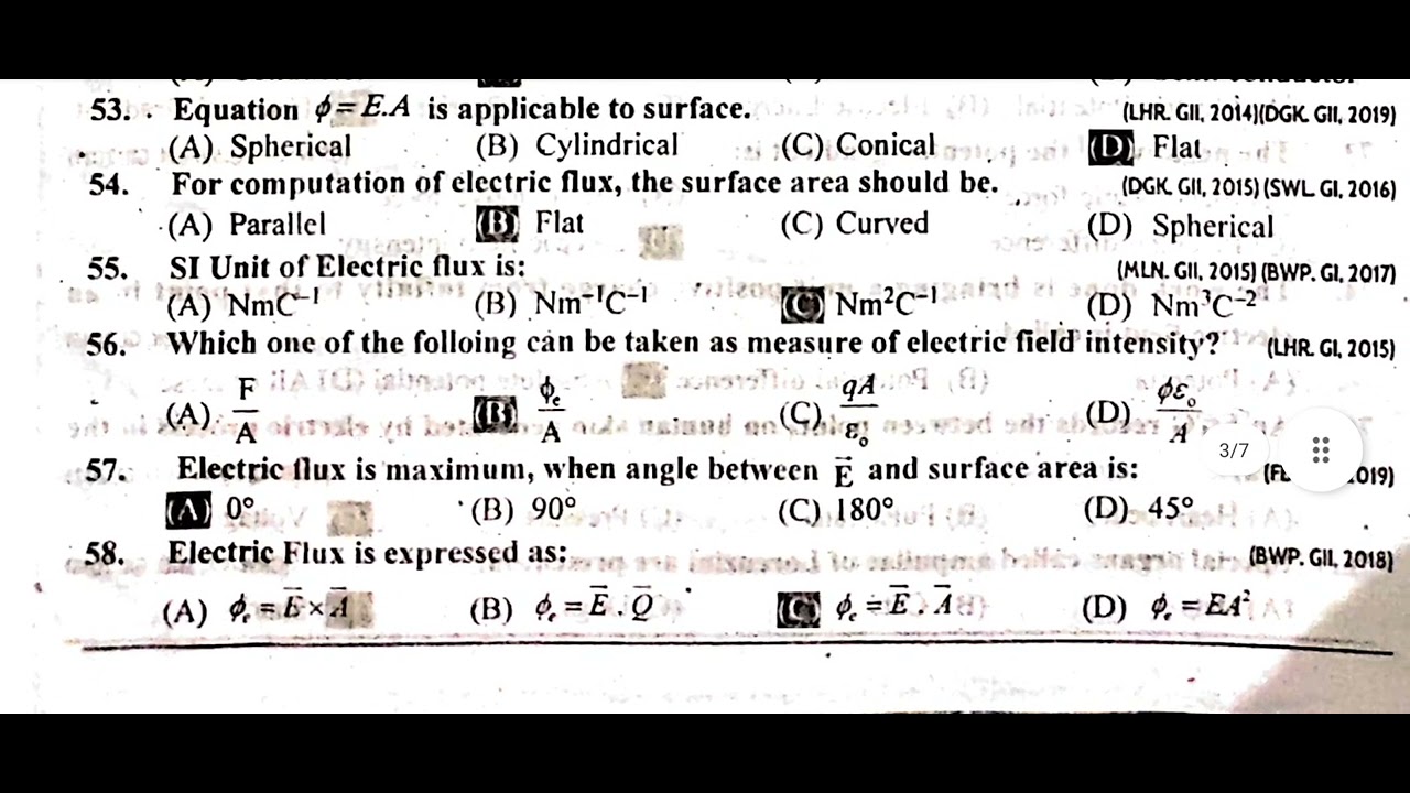 2nd Year Physics Chapter 12 MCQs with Solutions | 2023 Board Exam Preparation |past guess paper2023