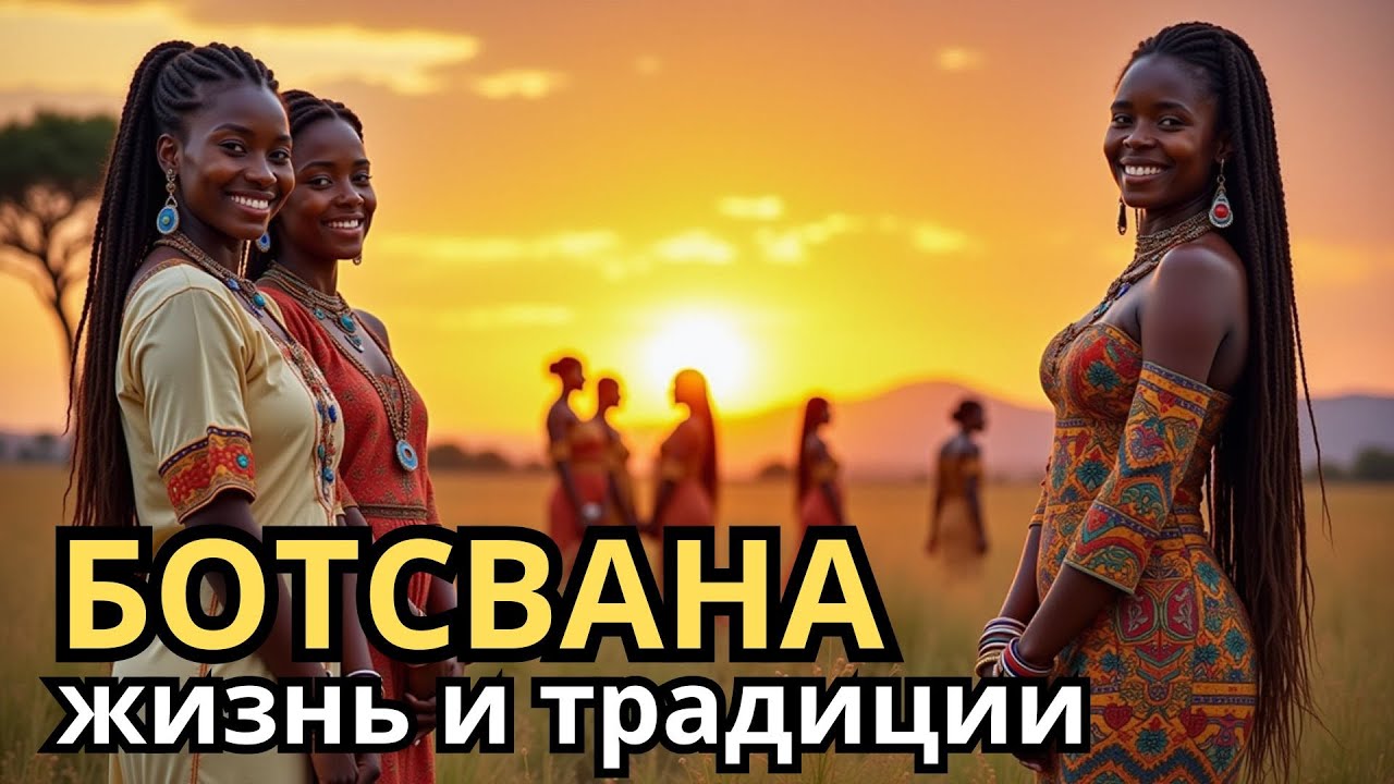 🌴 Ботсвана: самая необычная страна Африки | Жизнь без лидеров и алмазное богатство | Путешествия 🎥