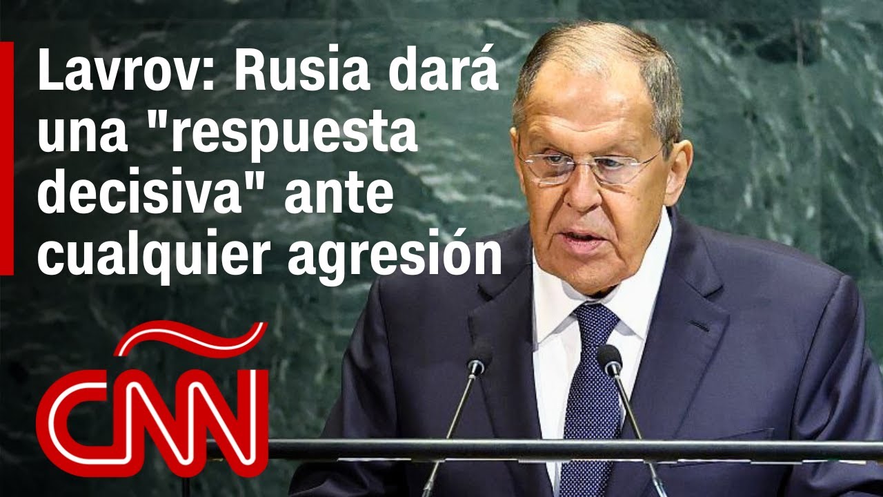 Discurso completo de Sergei Lavrov, canciller de Rusia, en la Asamblea de la ONU