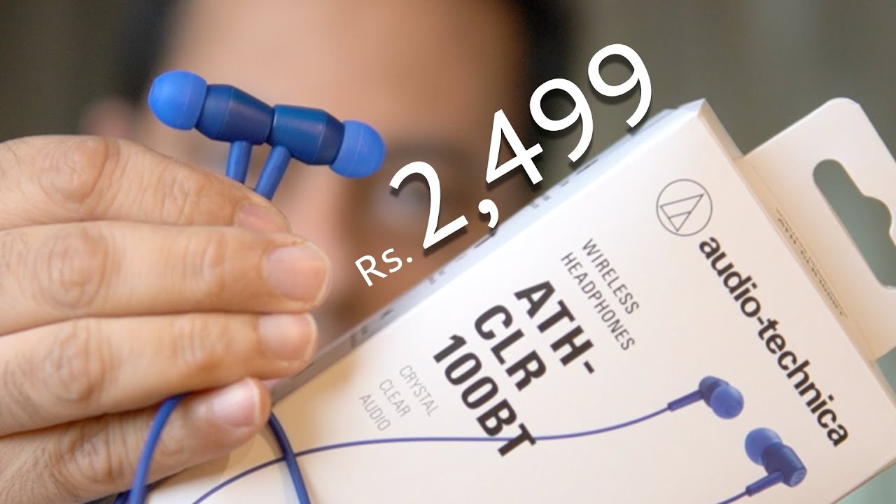 Audio Technica ATH-CLR100BT bluetooth earphones for Rs. 2,499