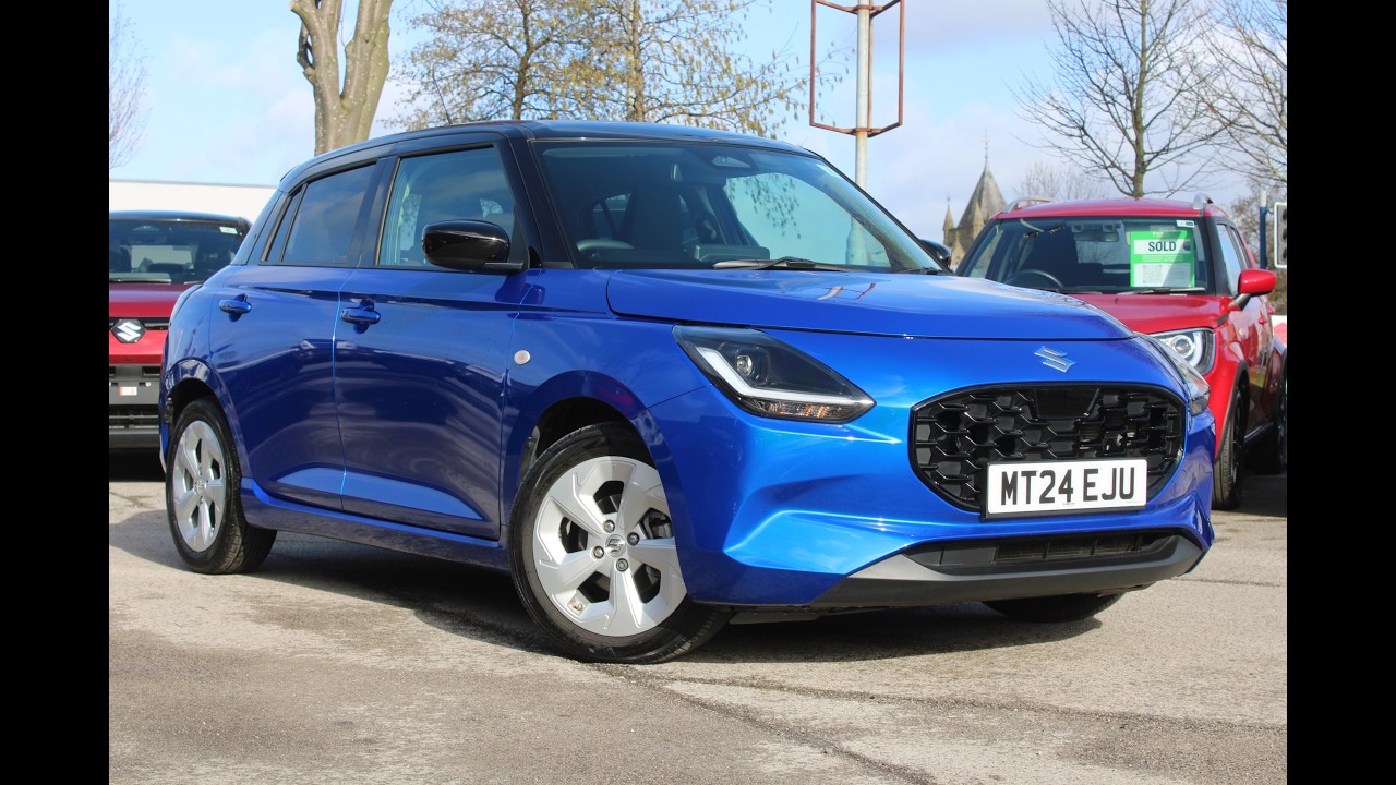MT24 EJU Suzuki Swift Motion CVT 1.2 MHEV 5dr Frontier Blue/Black Roof 2024