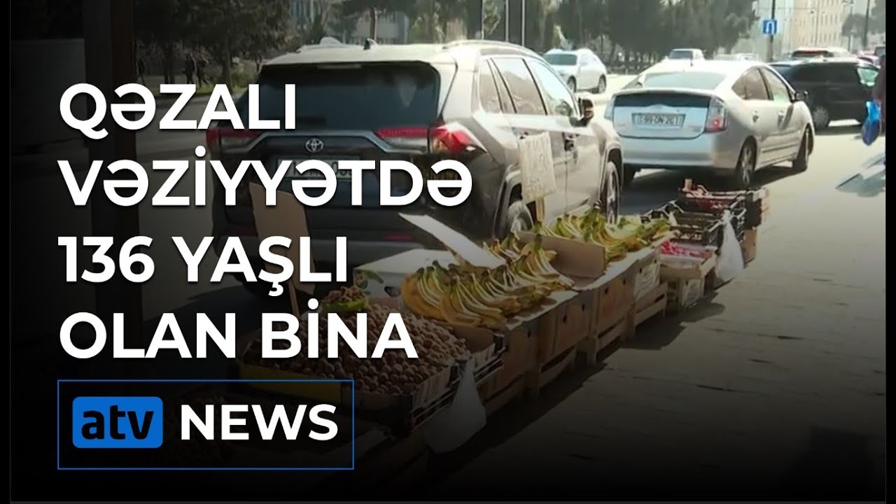 136 yaşlı bina tam qəzalı vəziyyətdədir
