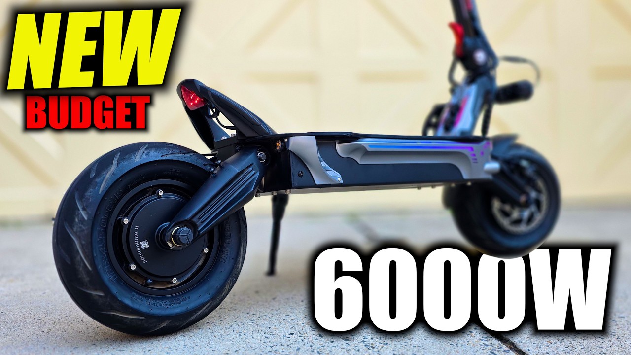Новый бюджетный электросамокат ZWheel GT1 мощностью 6000 Вт
