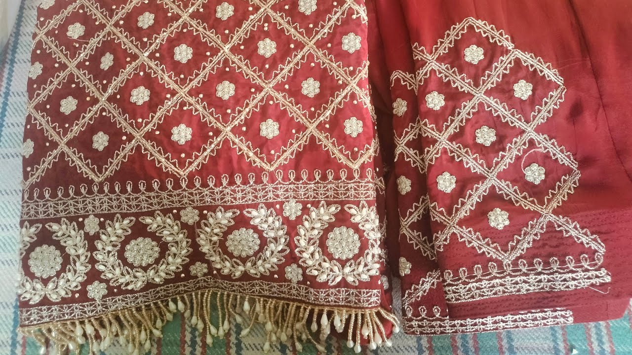 Punjabi suit full cutting and stitching