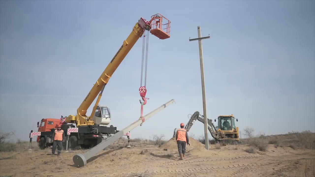 Development of roads, energy access and access to 4G at South Tortkuduk project