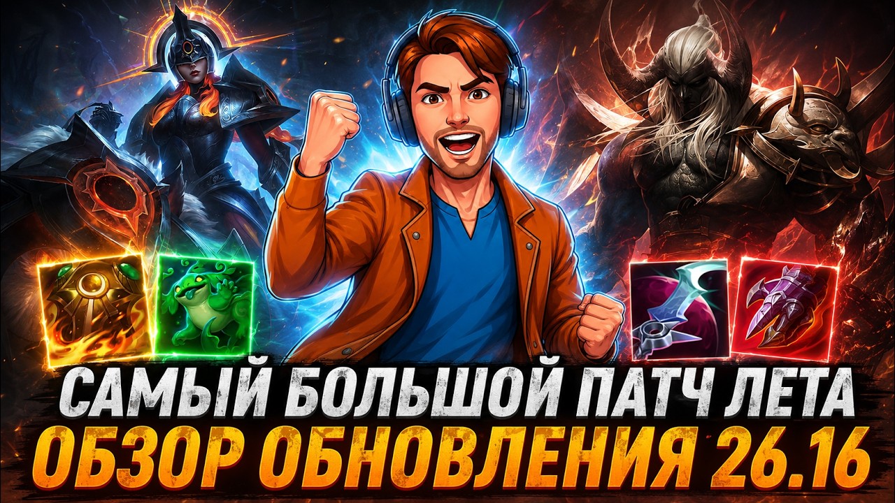 САМЫЙ БОЛЬШОЙ ПАТЧ ЛЕТА | ОБЗОР ОБНОВЛЕНИЯ 26.16 | Лига Легенд от Зака | League of Legends