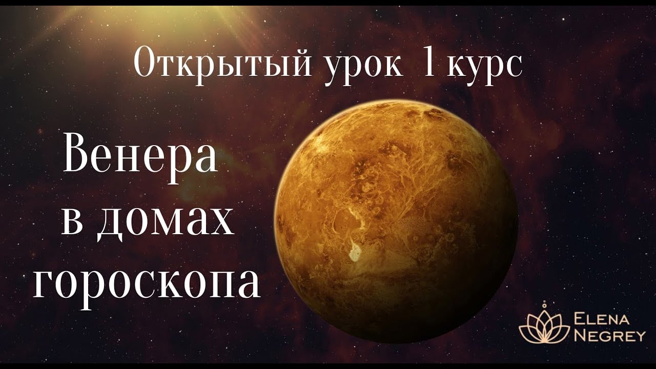 ОТКРЫТЫЙ УРОК  1 КУРС.  ВЕНЕРА В ДОМАХ ГОРОСКОПА. ФИНАНСЫ И БРАК. ШКОЛА АСТРОЛОГИИ ЕЛЕНЫ НЕГРЕЙ