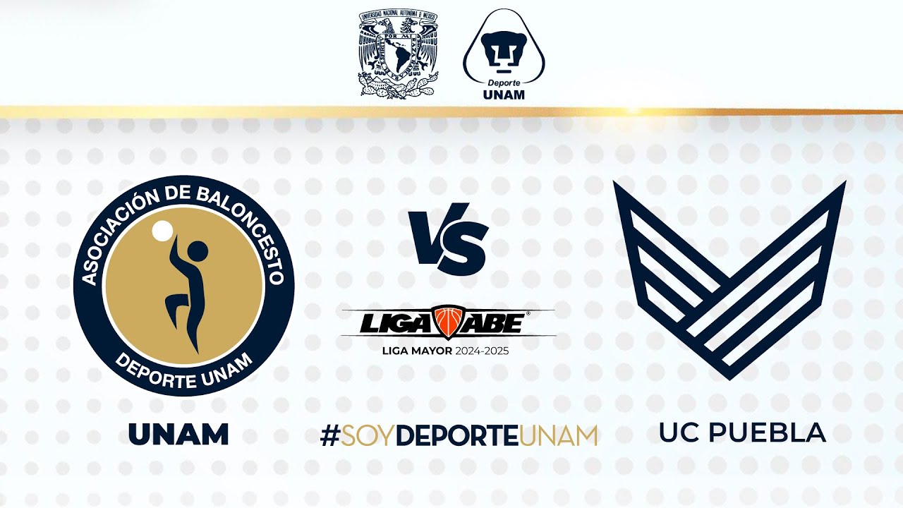 ✨ ✨ LIGA ABE 2025_VARONIL: UNAM vs UC PUEBLA⛹🏼‍♂️⛹🏽🏀 ⛹🏼‍♂️⛹🏽🏀