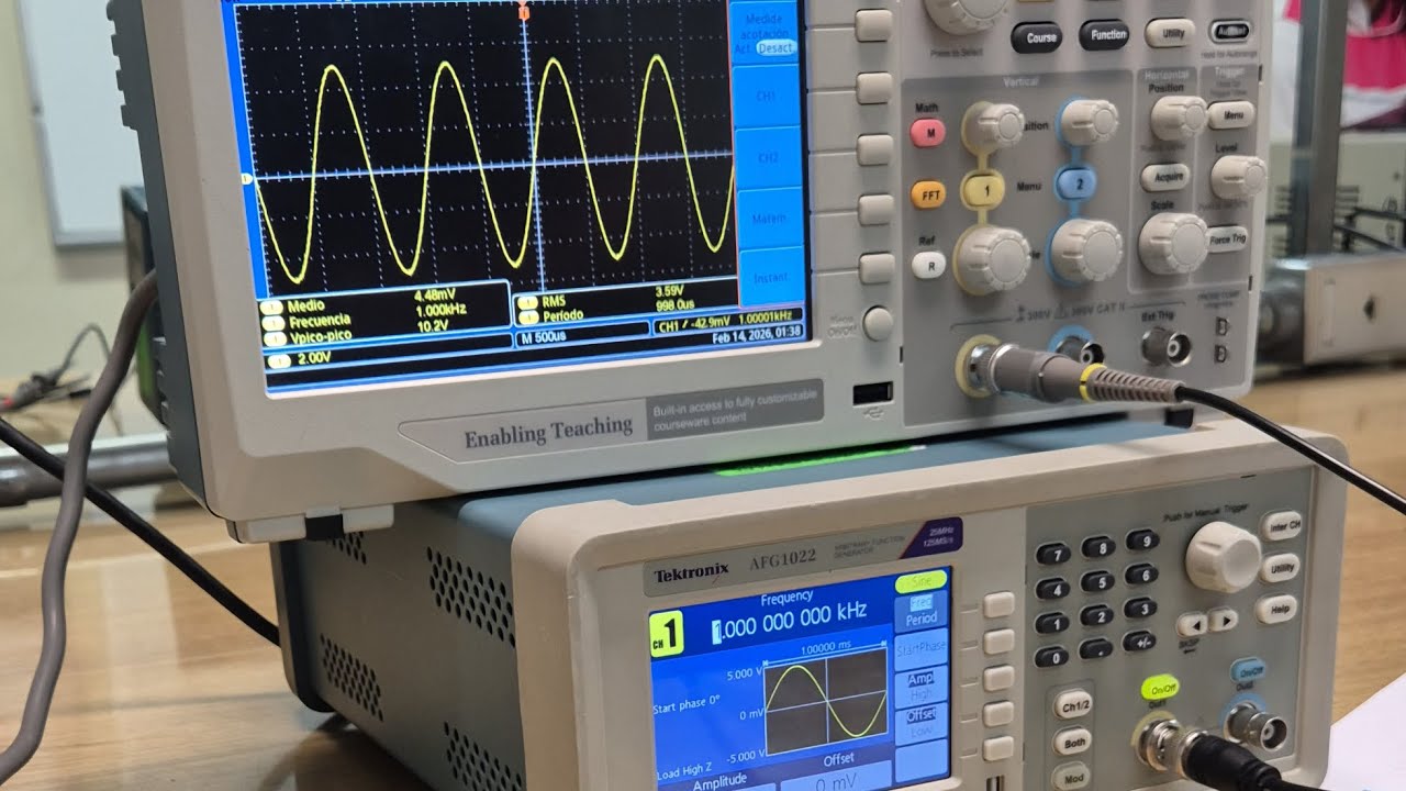 Electronica 1 Practica 1. Reconocimiento del equipo de medición