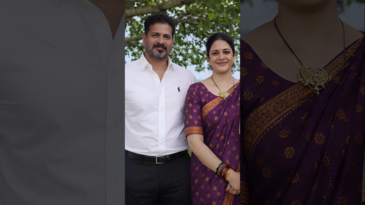 Revanth Reddy 🥰 family #revanthreddy #cm #trending #family #viral