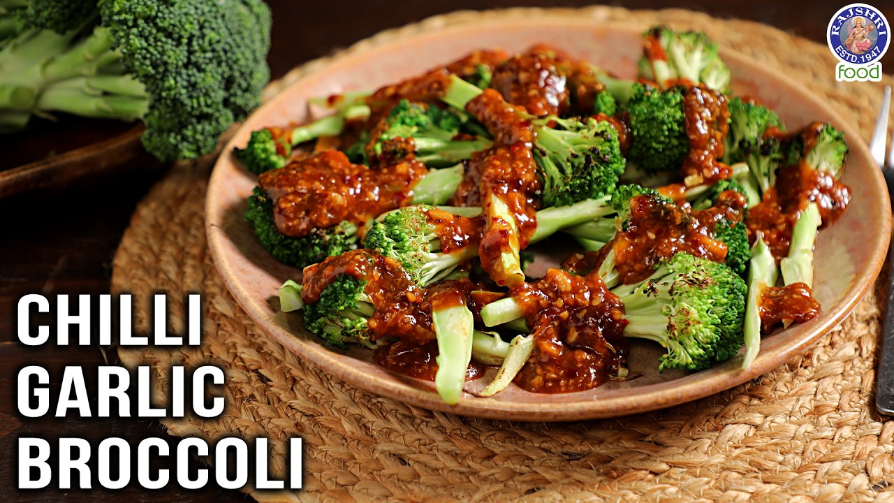 Chilli Garlic Broccoli | Delicious Simple Broccoli Appetizer With Chilli Garlic Sauce | Chef Varun
