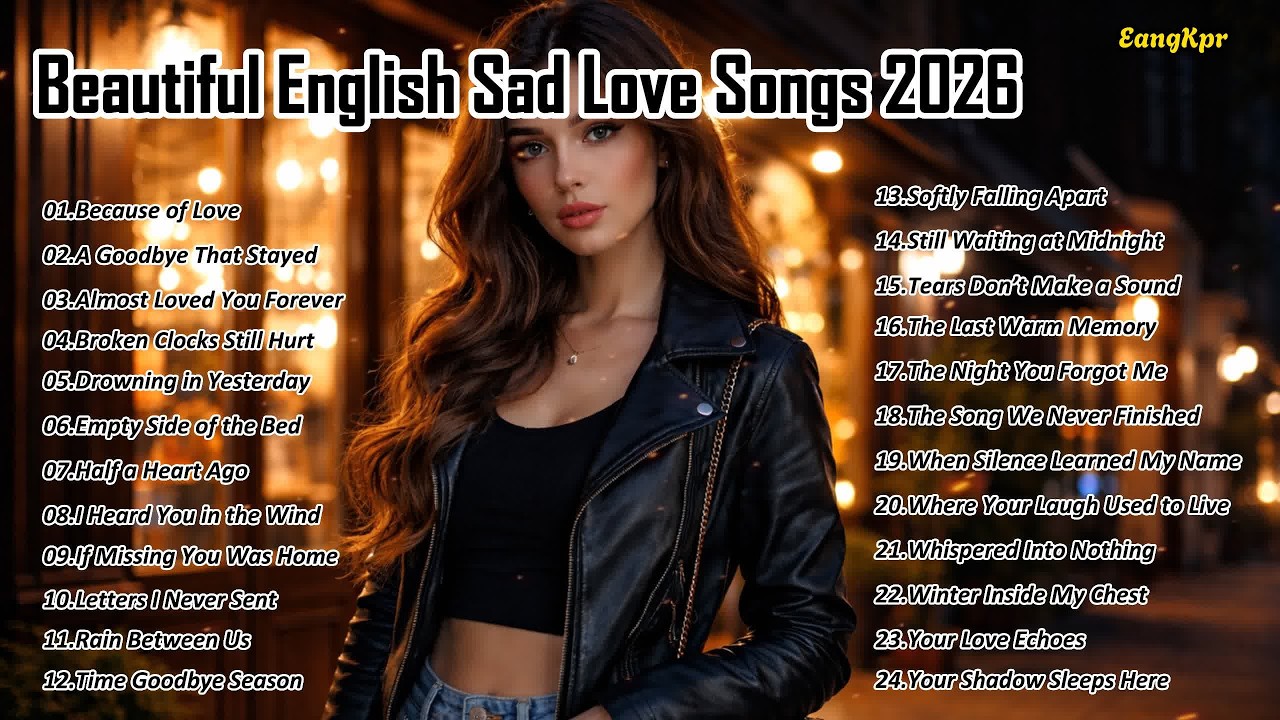 Beautiful English Sad Songs Playlist 2026​ - Sad Vibes Original Song Heartbreak