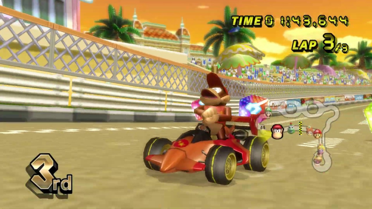 Every item in MARIO KART WII is a STAR - FAIL/BAD DRIVING | Diddy Kong | Mario Kart Hack