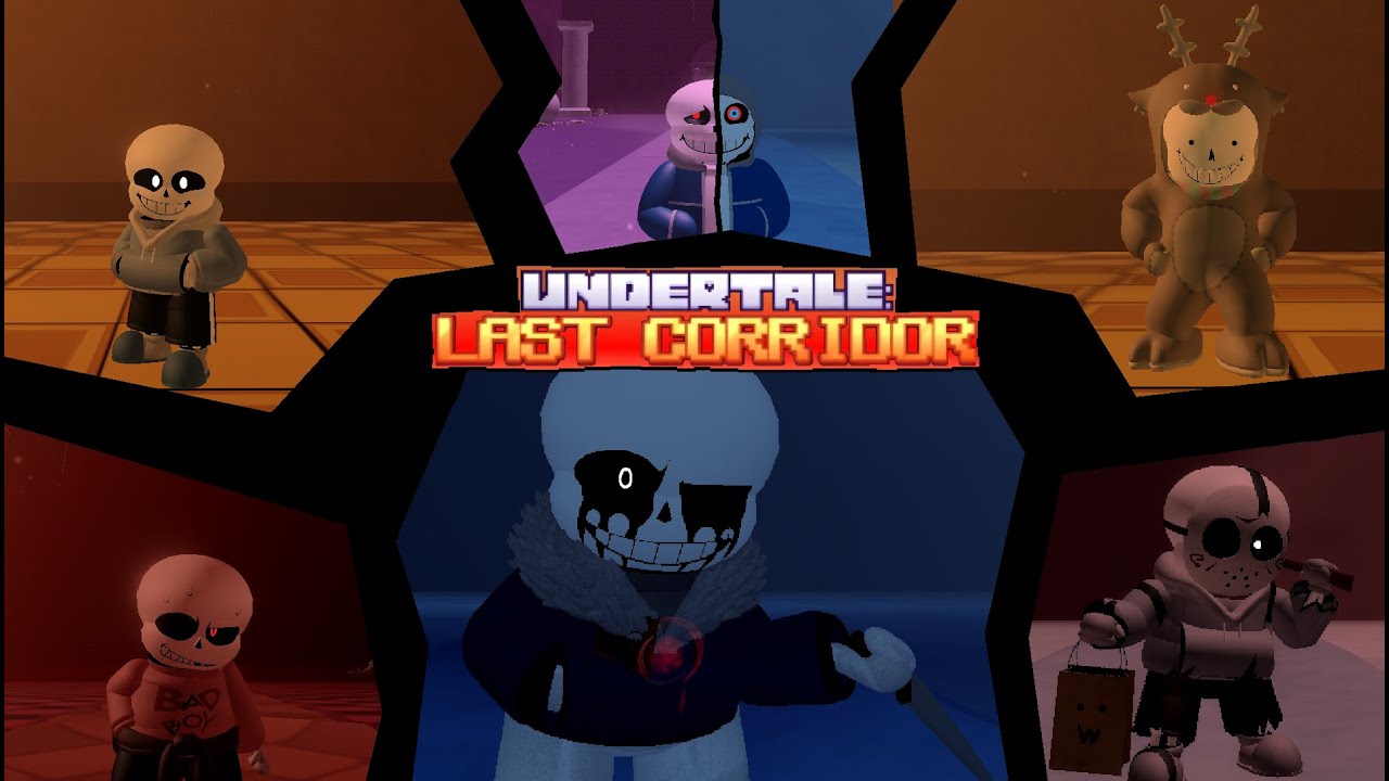 Roblox Undertale Last Corridor - LittleTale Sans + Skins Full Showcase and Gameplay