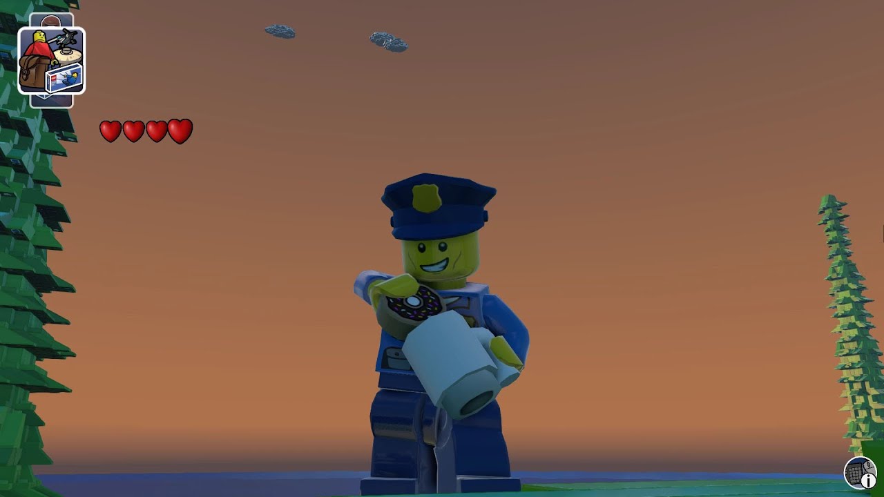 LEGO Worlds - Police Officer (male) Free Roam Gameplay (PC HD) [1080p]